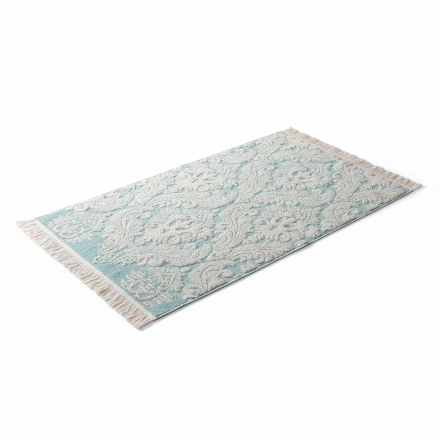 Modern Damascus Design Hand Towel – Handwoven Natural Cotton Elegance