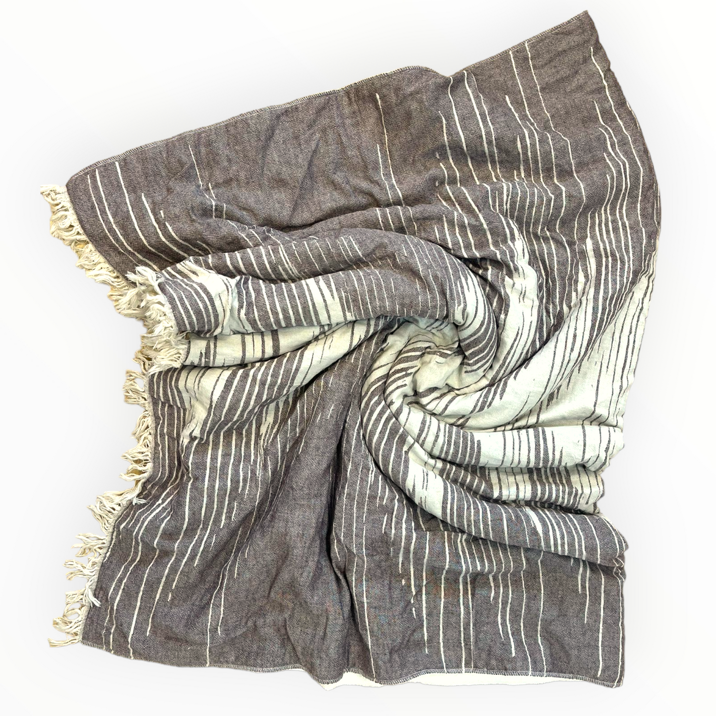 Natural Cotton Wellsoft Double Side Blanket Throw