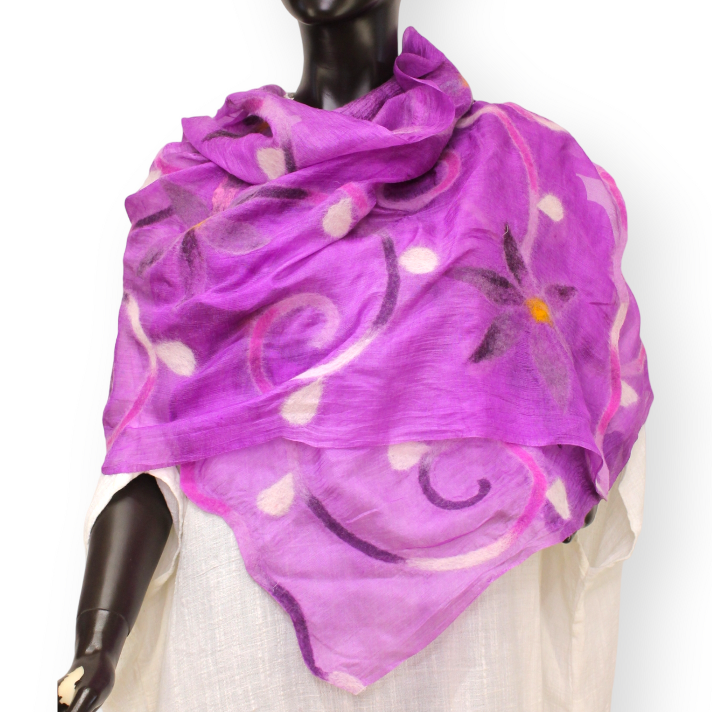 Hand Made Felt Scarf