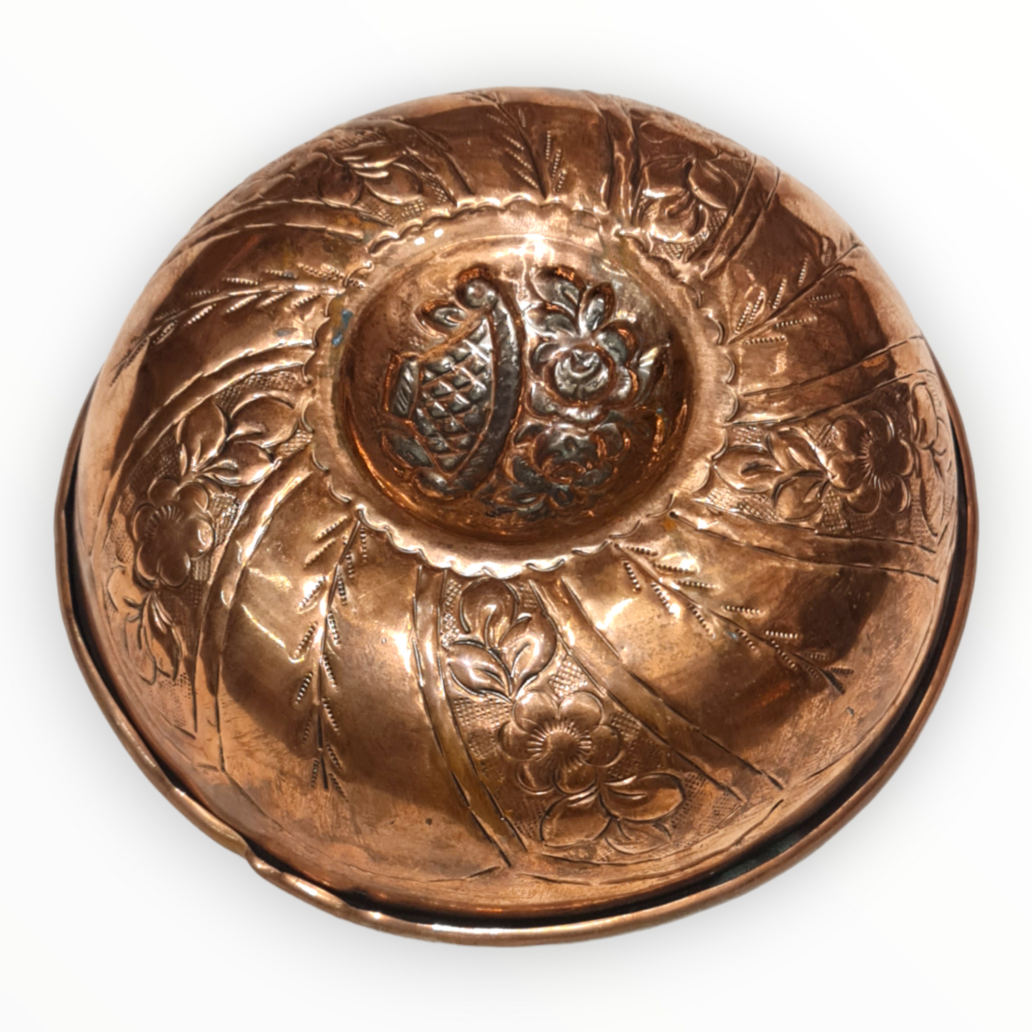 Antique Turkish Hammam Bowl - Turkish Bath Copper Bowl