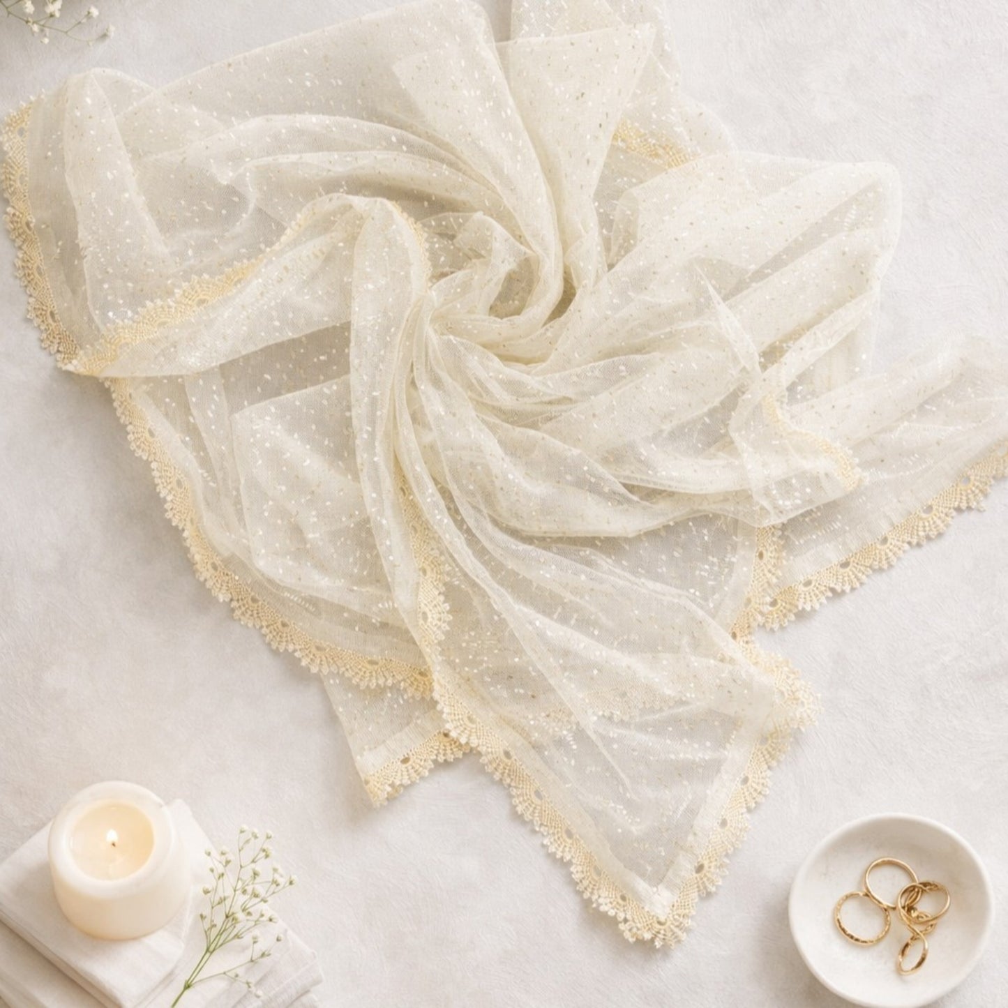 Antique Anatolian Telkırma Bridal Shawl