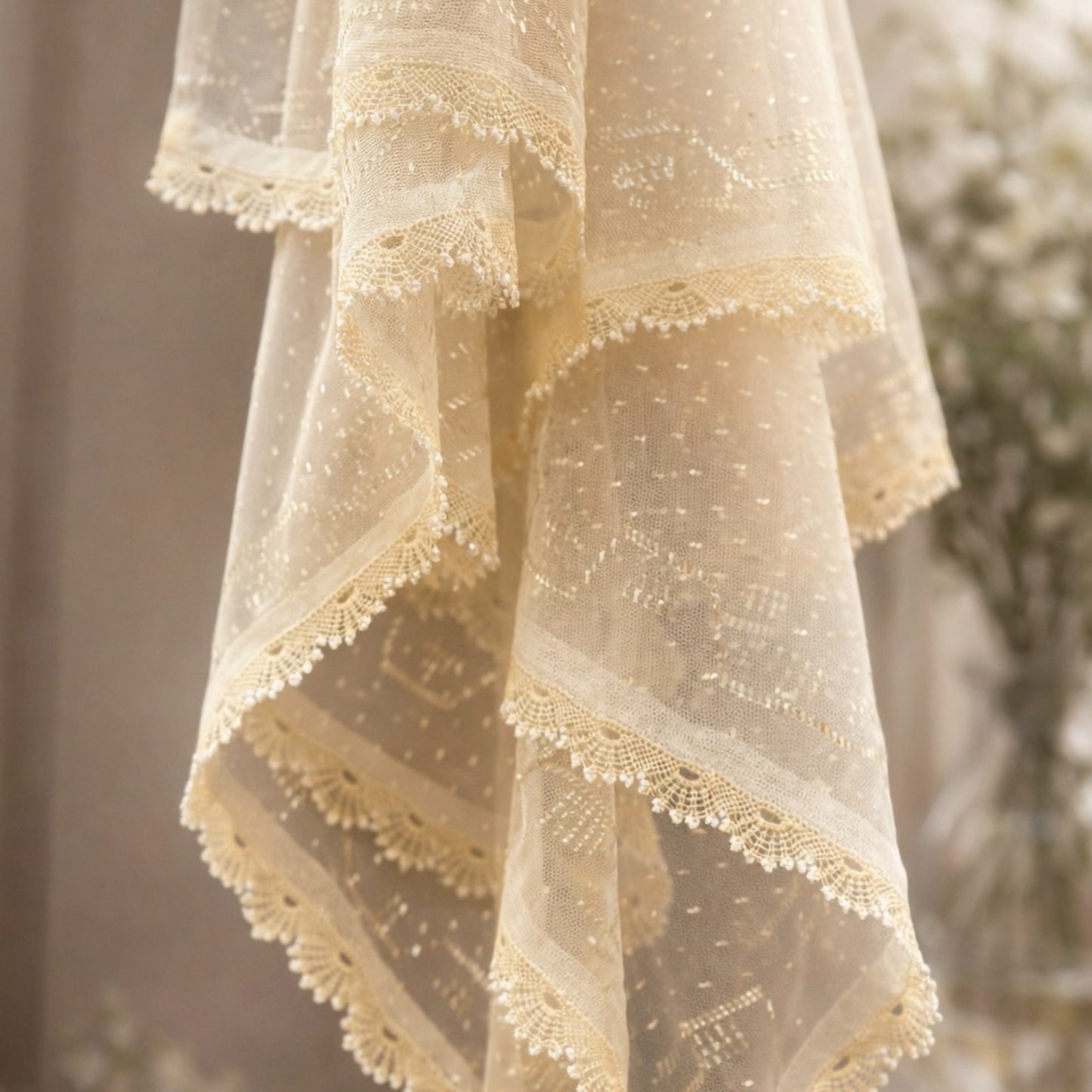 Antique Anatolian Telkırma Bridal Shawl