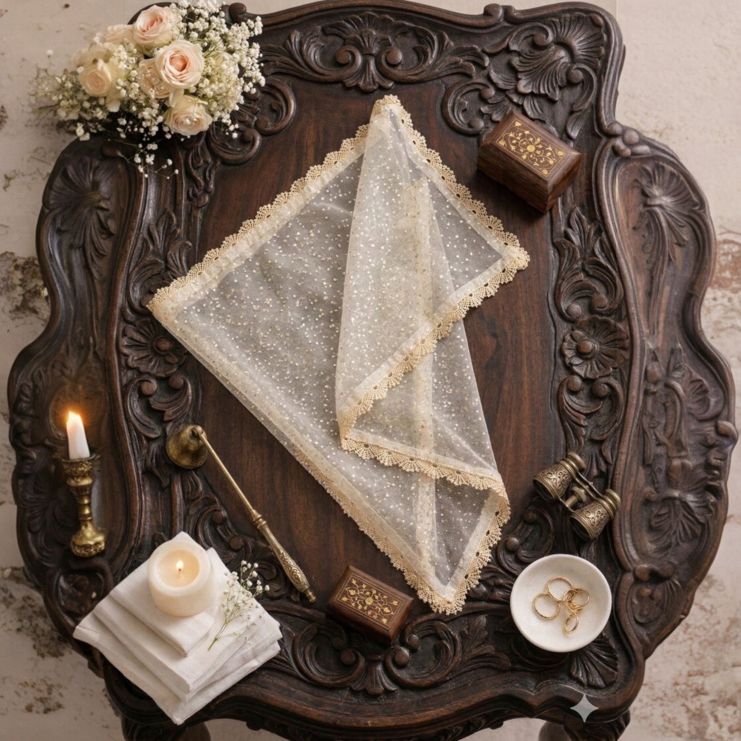 Antique Anatolian Telkırma Bridal Shawl