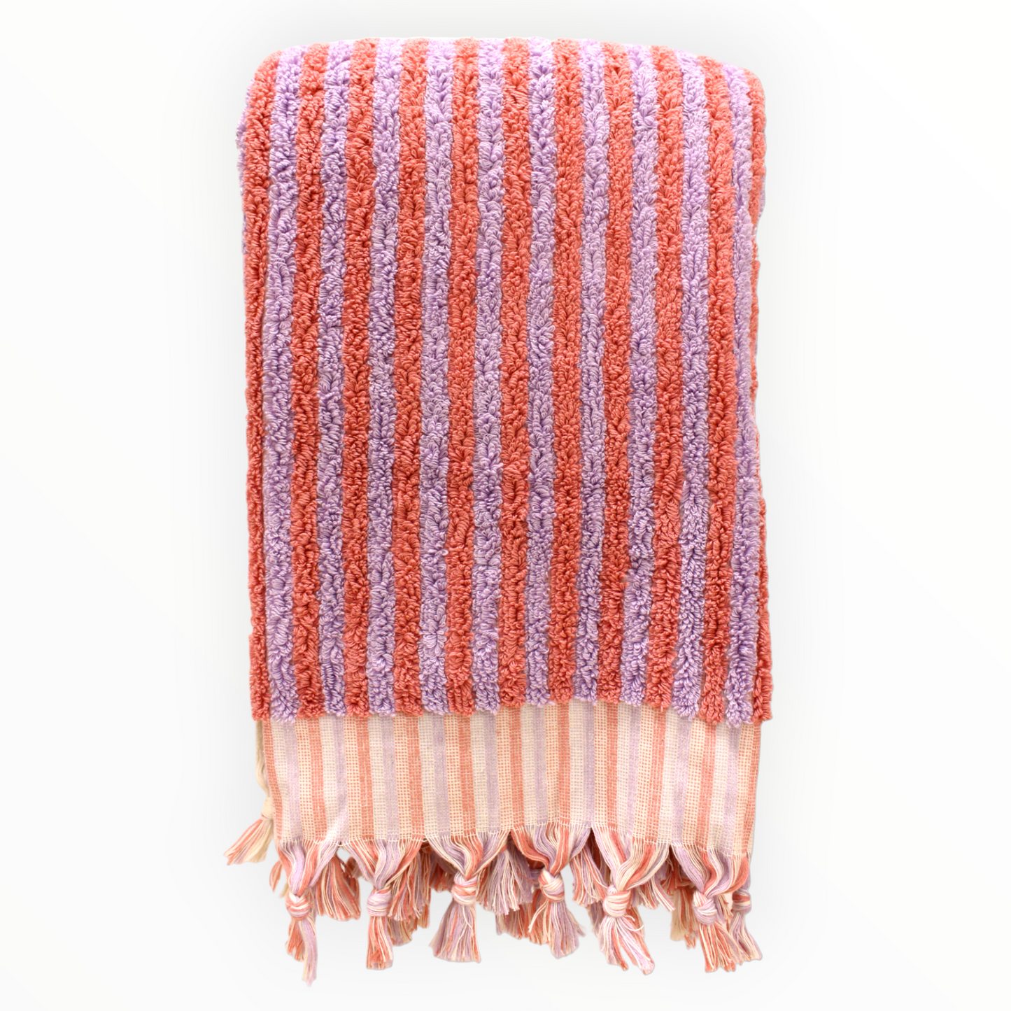 Designer Natural Cotton Hand-Woven Turkish Terry Hammam Towel