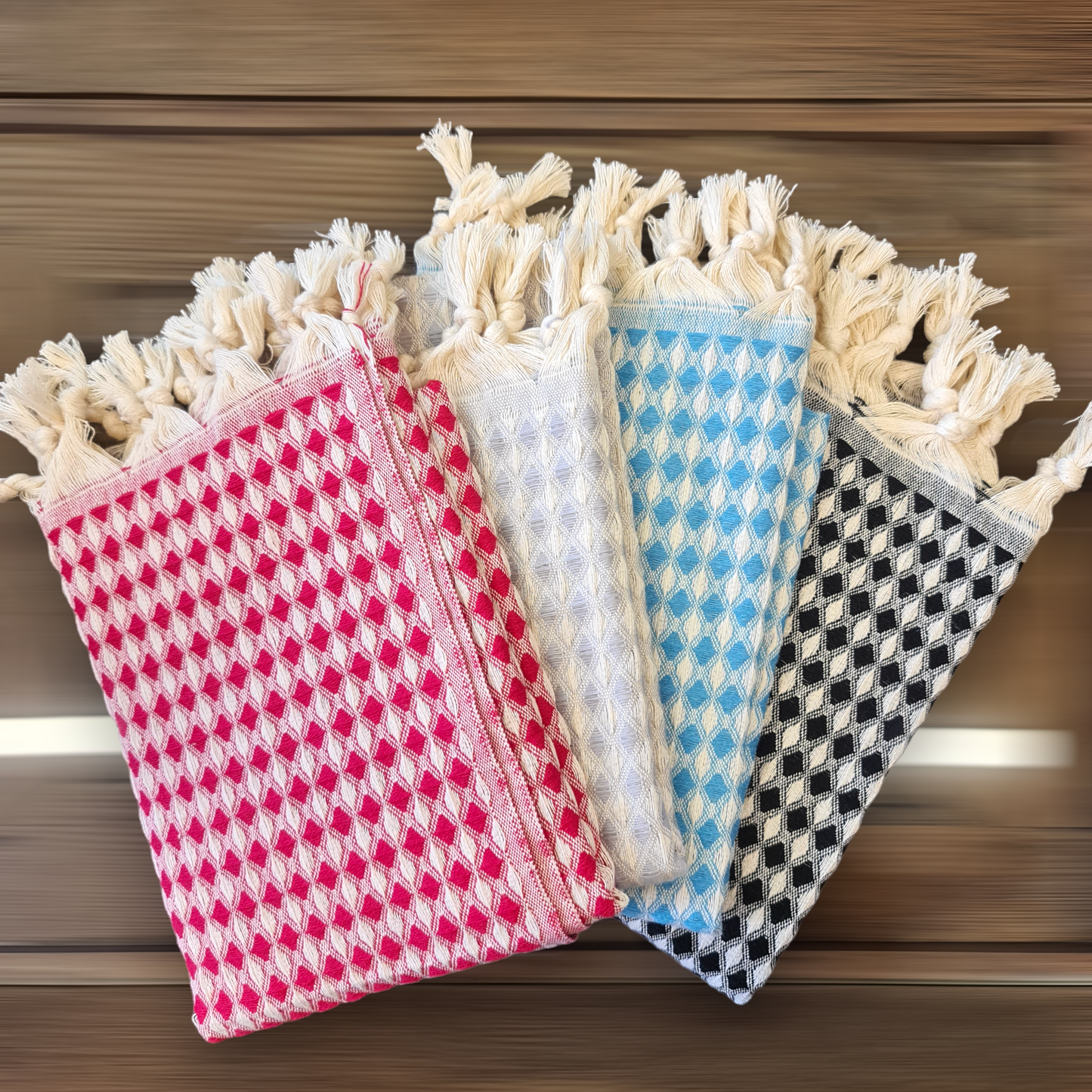 Hand-Woven Natural Turkish Cotton Hand Towel