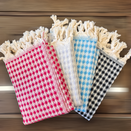 Hand-Woven Natural Turkish Cotton Hand Towel