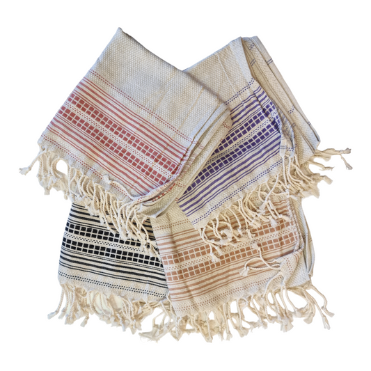 Hand-Woven Pure Linen Hand Towel