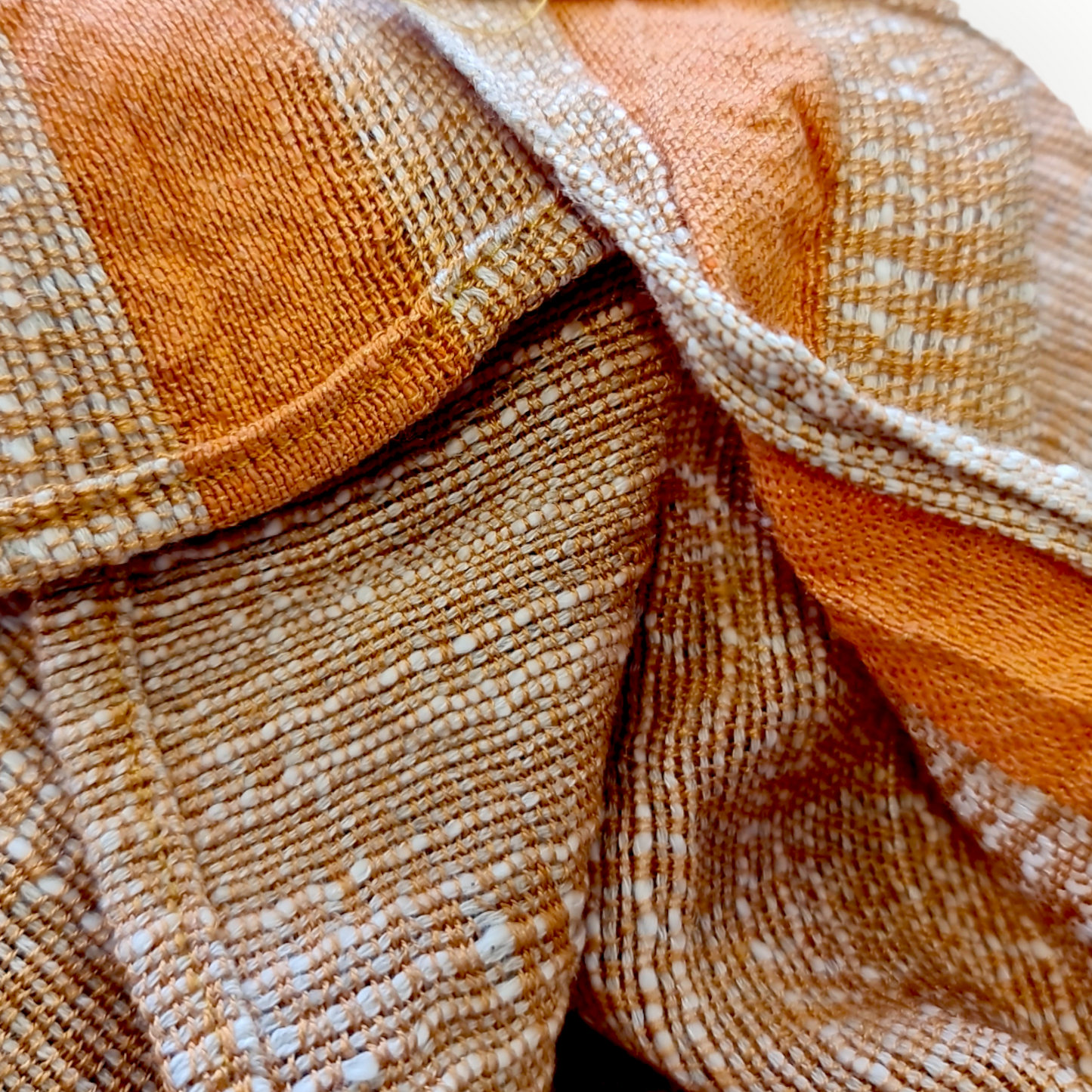 Hand Towel Made Of Hand-Woven Silk Fabric