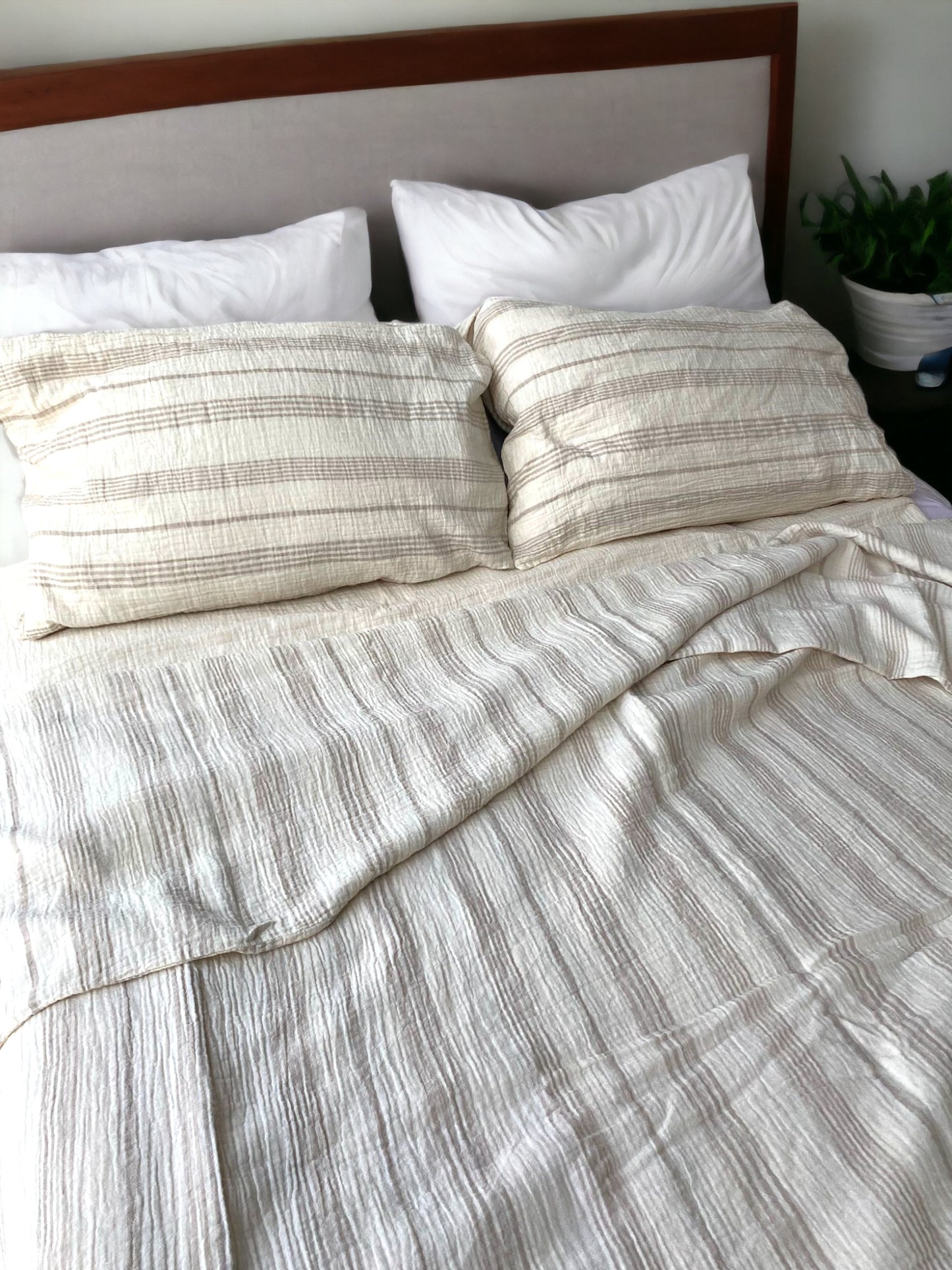 Muslin Double Gauze Organic Cotton Duvet Set GOTS-Certified Excellence