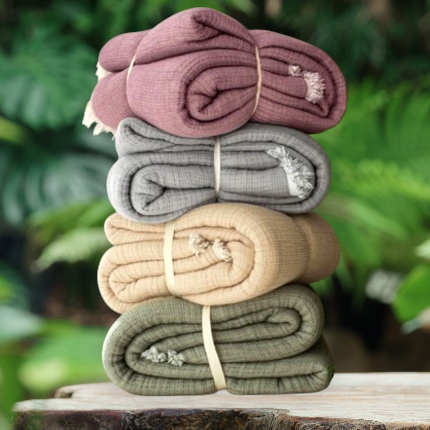 7-Layer Organic Cotton Quilted Muslin Gauze Duvet