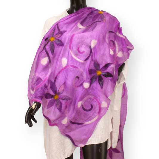 Hand Made Felt Scarf