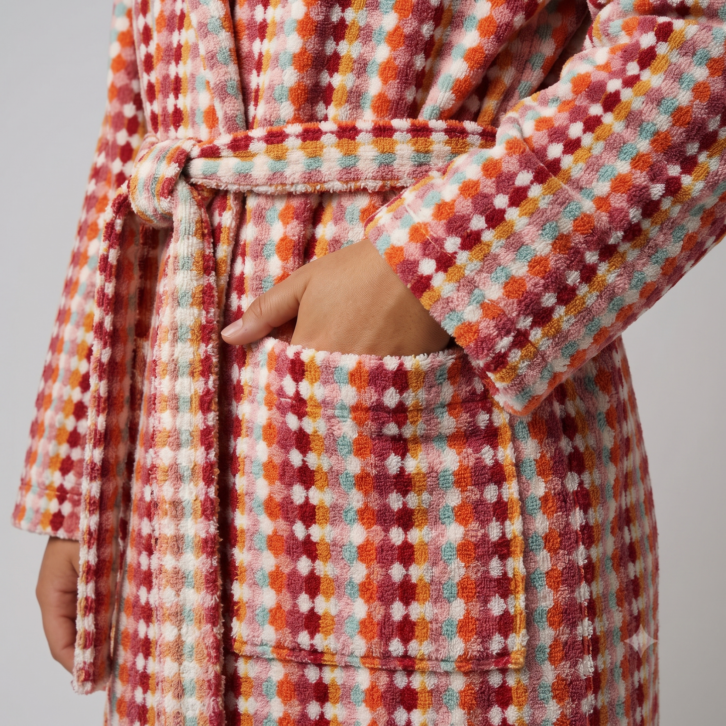 Joy Collection Hooded & Shawl Collar Turkish Terry Bathrobe
