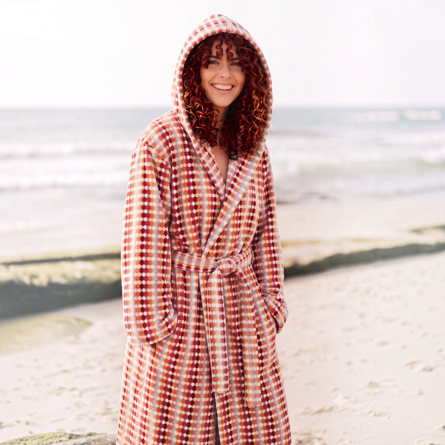 Joy Collection Hooded & Shawl Collar Turkish Terry Bathrobe