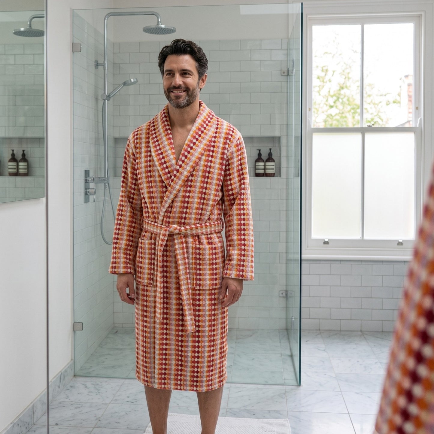 Joy Collection Hooded & Shawl Collar Turkish Terry Bathrobe