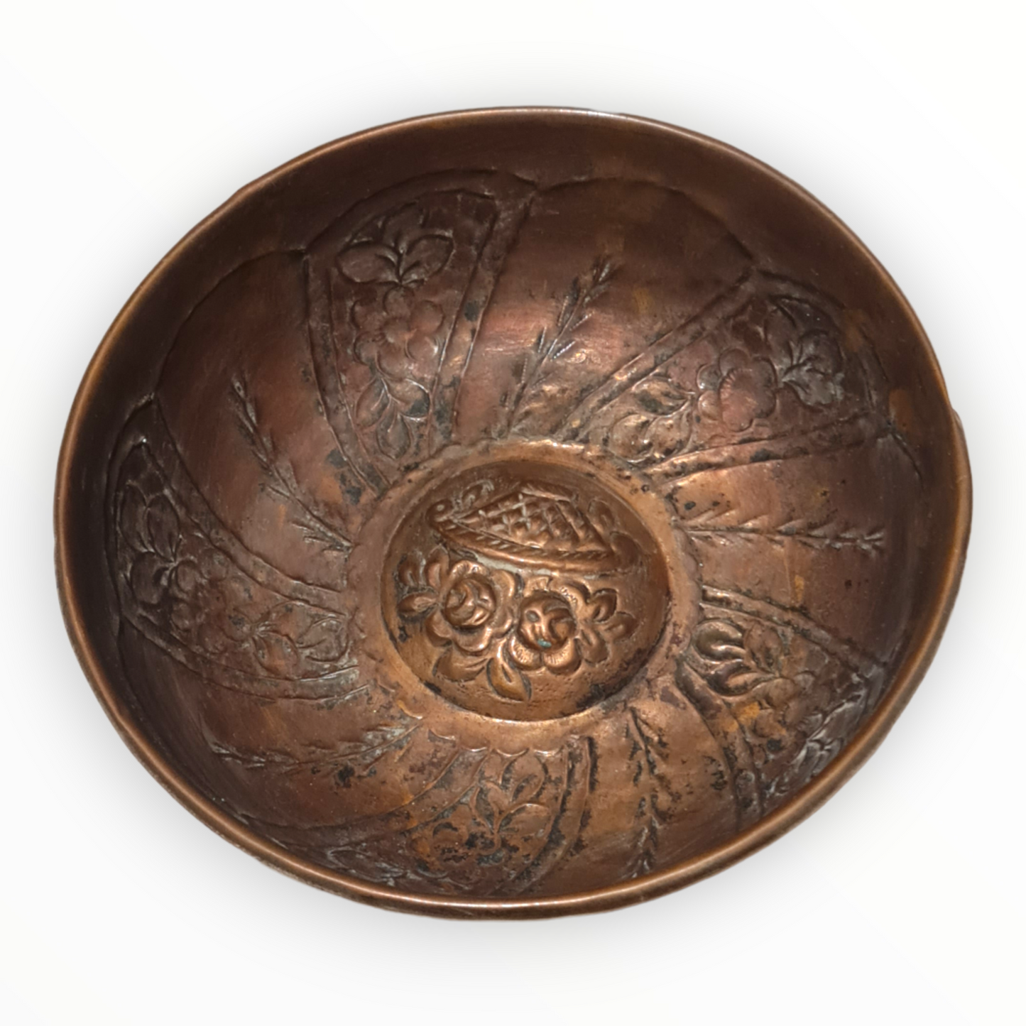 Antique Turkish Hammam Bowl - Turkish Bath Copper Bowl