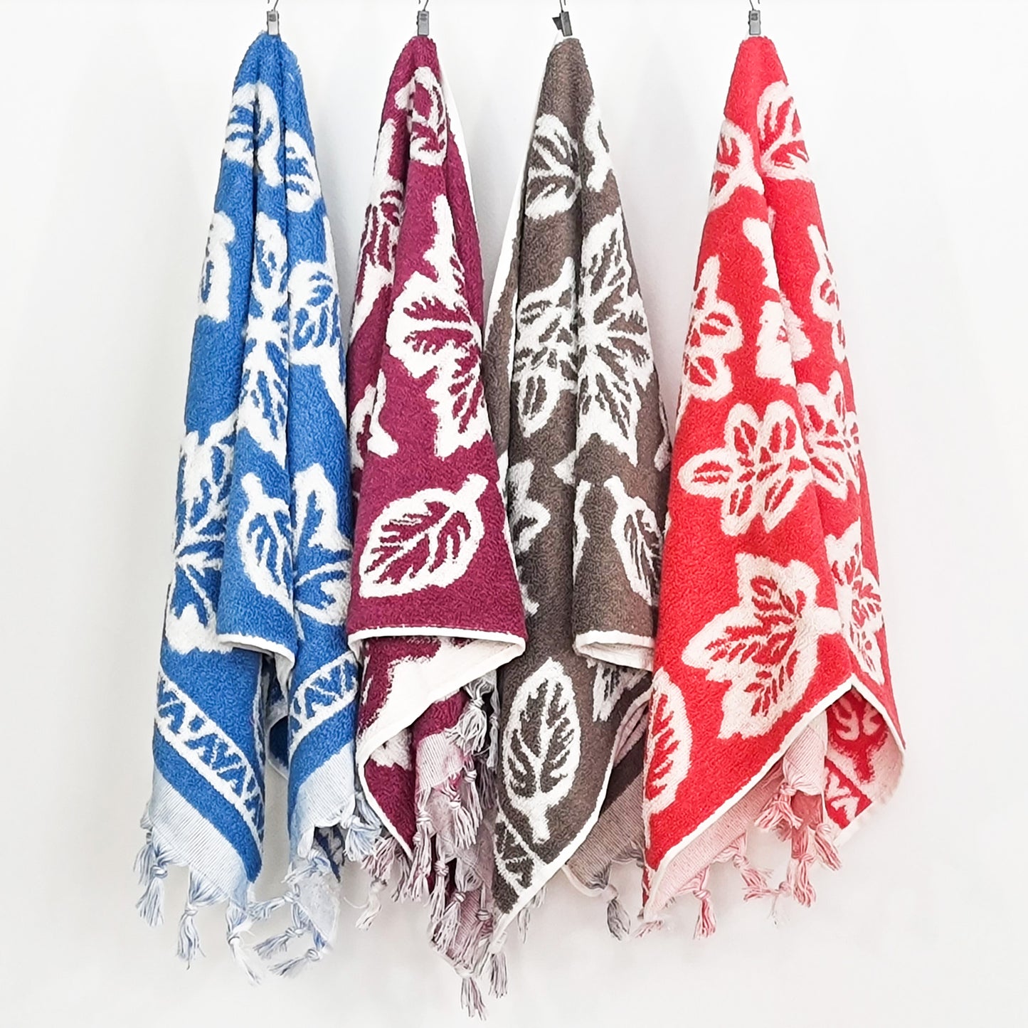 Hand Towel Set Hand-Woven Natural Cotton