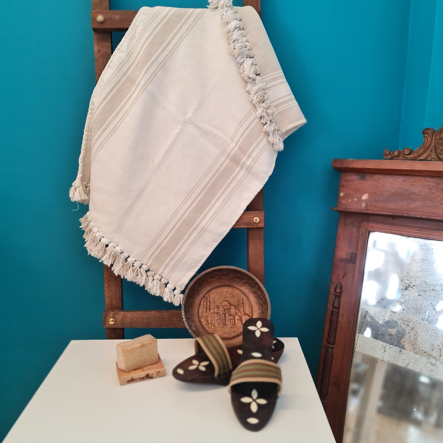 Natural Cotton Bath Matt