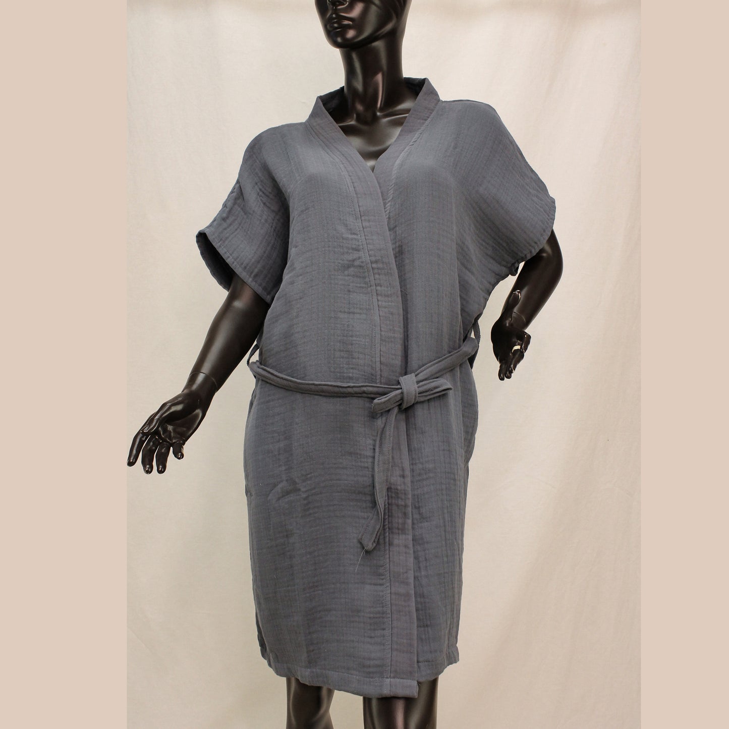 Natural Cotton Muslin Kimono