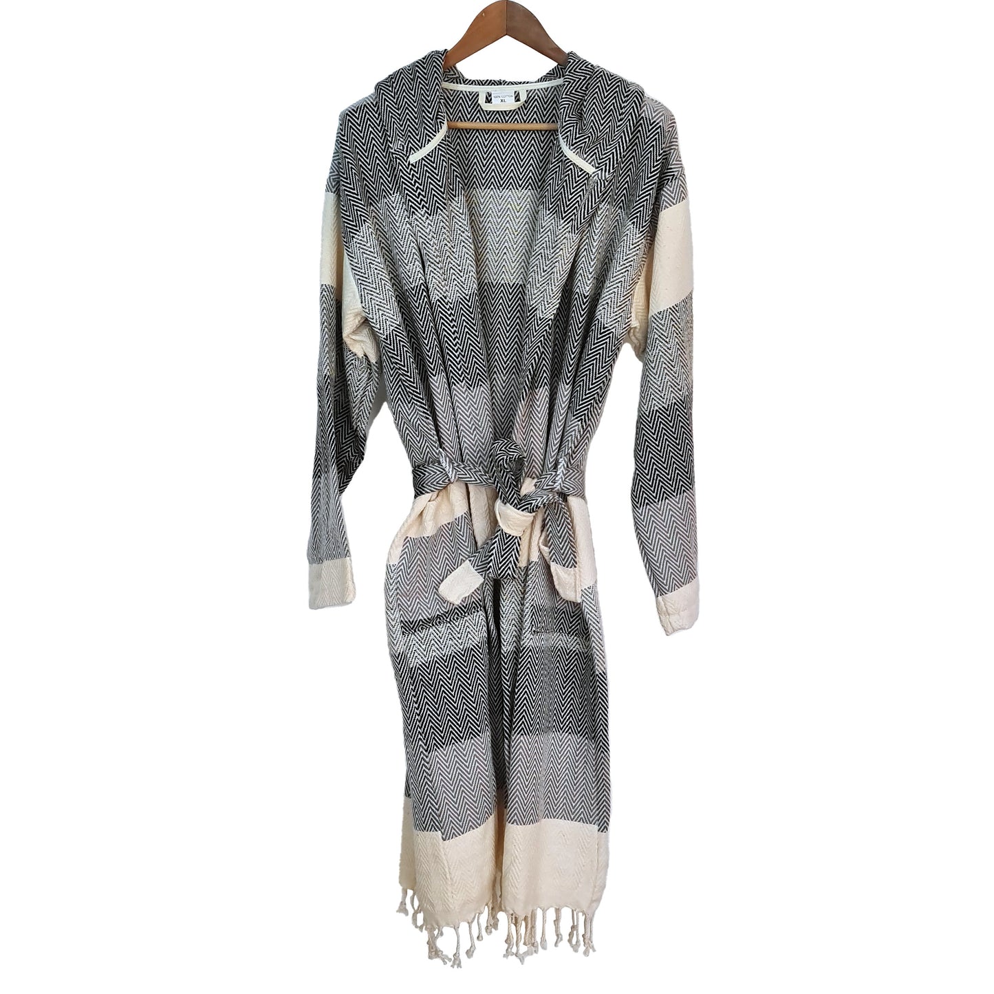 Natural Cotton Turkish Towel Pestemal Bathrobe