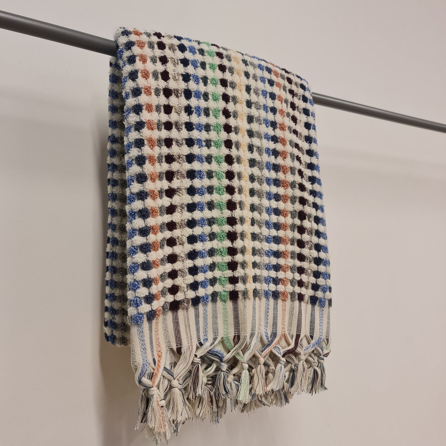 Turkish Hammam Bath Terry Towels Multi Pastel Dotted