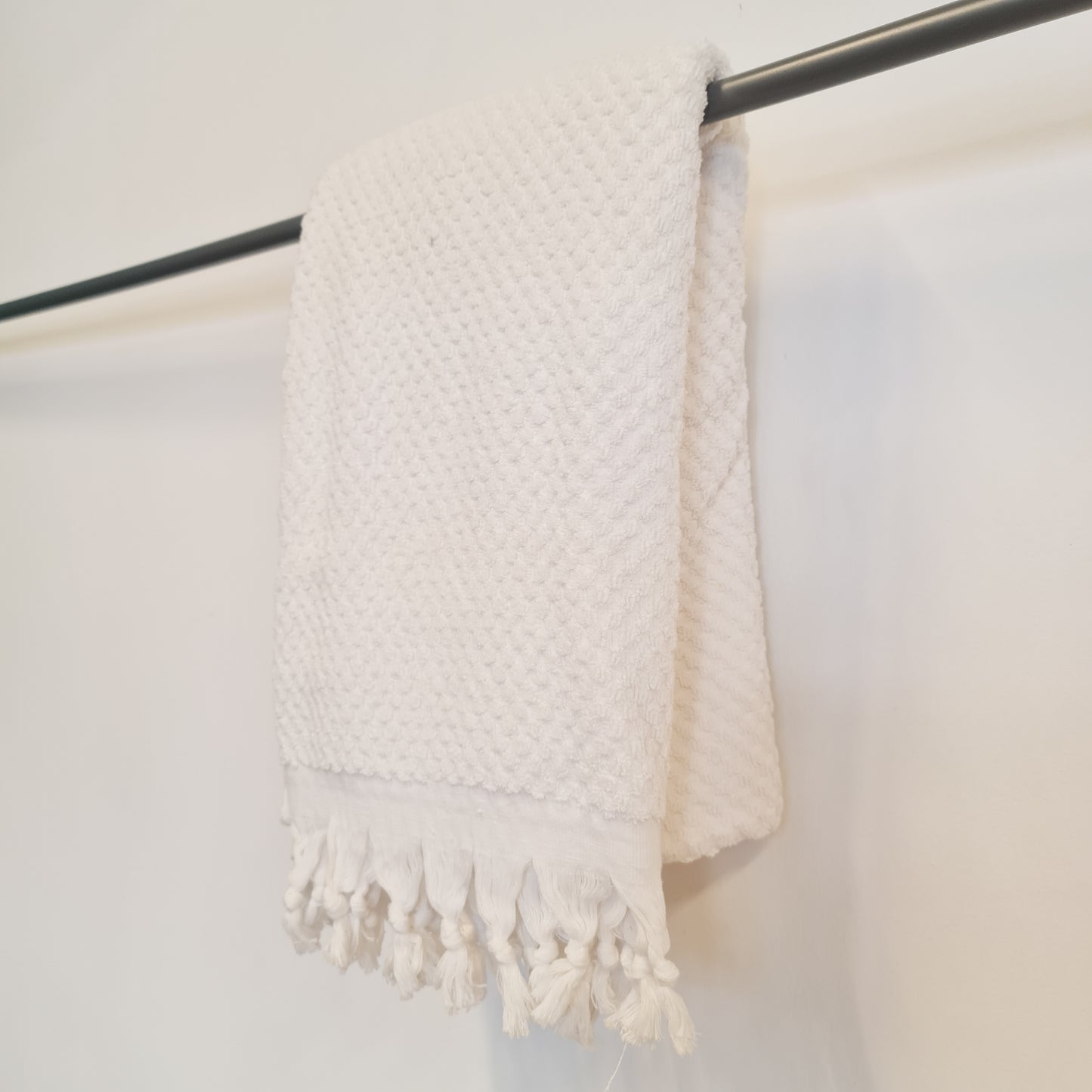 Turkish Hammam Bath Terry Towels White Dotted