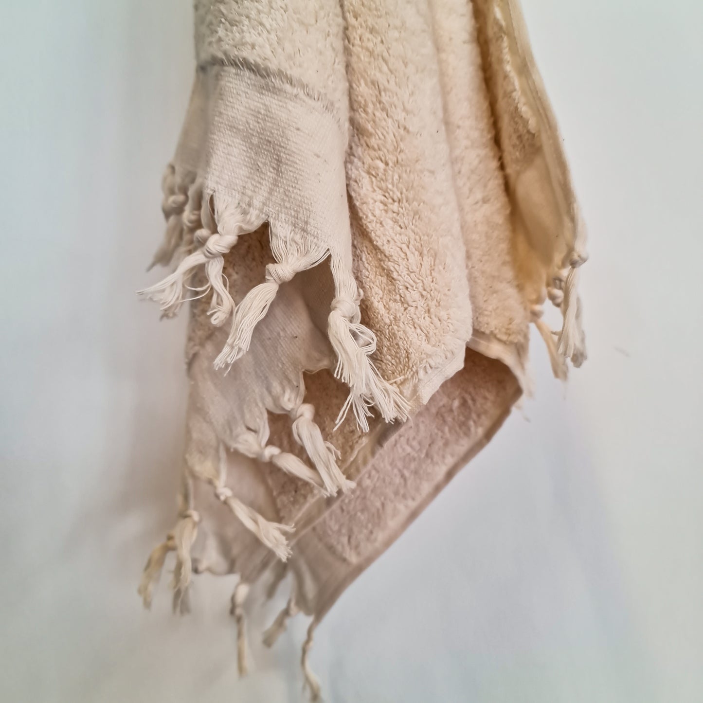 Turkish Hammam Terry Hand Towels Ecru