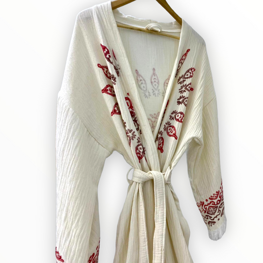 Turkish Towel Kimono Kaftan Bathrobe